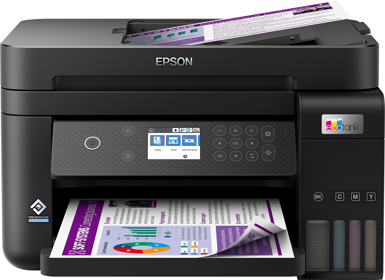 Epson EcoTank ET-2810 imprimante à jet d'encre A4 multifonction avec wifi  (3 en 1) Epson