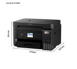 EPSON ECOTANK ET-3850 Imprimante multifonction à réservoir d'encre 3 en 1 A4 couleur Wifi