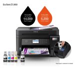 EPSON ECOTANK ET-3850 Imprimante multifonction à réservoir d'encre 3 en 1 A4 couleur Wifi
