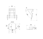 Multibrackets 9592 Supporto TV a parete 2,54 m (100") Bianco