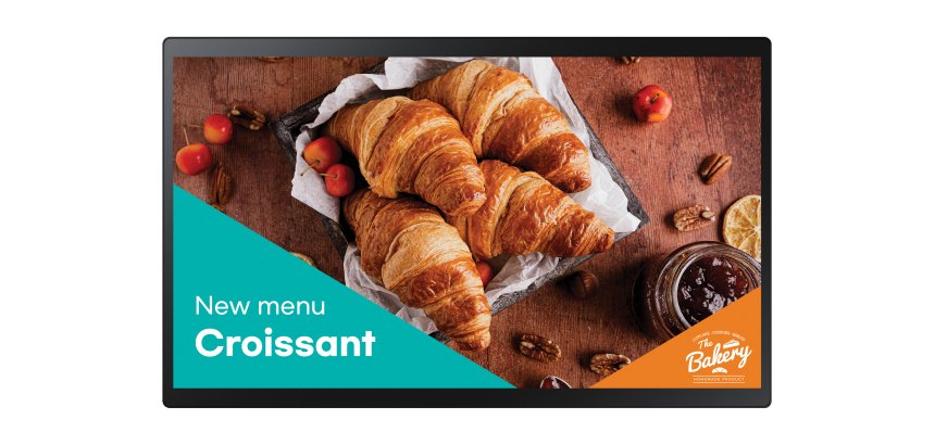 Samsung QB24C-T Digital signage flat panel 61 cm (24") LED Wi-Fi 250 cd/m² Full HD Black Touchscreen Built-in processor Tizen 7.0 16/7