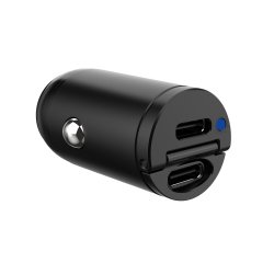 Celly CCMINI2USBCBK mobile device charger Smartphone, Tablet Black Cigar lighter Auto