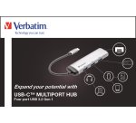 Verbatim Hub Multiport USB-C 4 ports USB 3.2 Gen 1