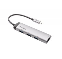 Verbatim Hub Multiport USB-C 4 ports USB 3.2 Gen 1