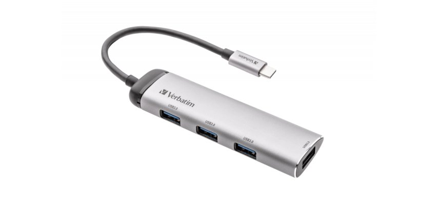 Verbatim Hub Multiports USB-C 4 Ports USB 3.2 Gen 1
