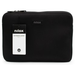 Nilox NXF1401 laptop case 35.8 cm (14.1") Sleeve case Black