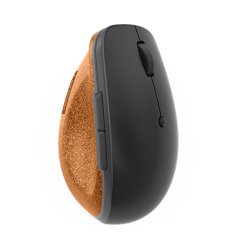 Lenovo Go - mouse - 2.4 GHz - storm gray with natural cork