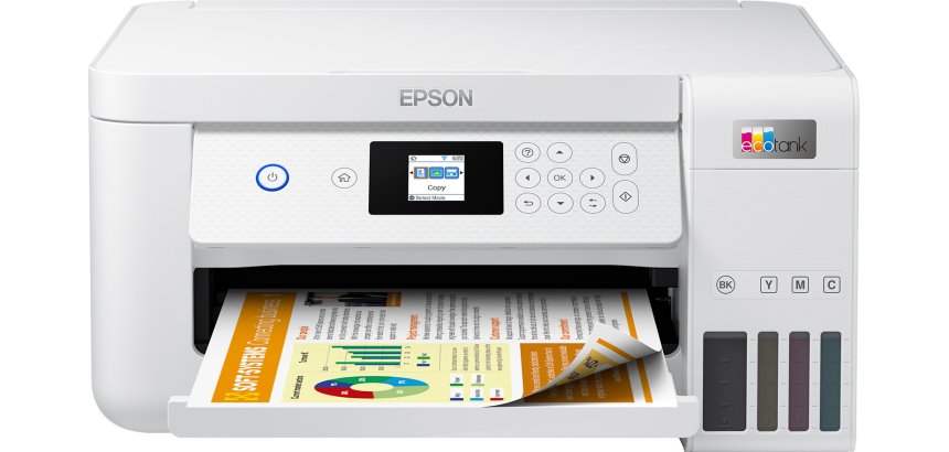 Epson EcoTank ET-2856 A4 multifunctionele Wi-Fi-printer met inkttank, inclusief tot 3 jaar inkt