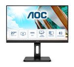 AOC U27P2CA computer monitor 68.6 cm (27") 3840 x 2160 pixels 4K Ultra HD LED Black