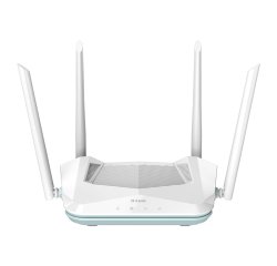 D-Link EAGLE PRO AI AX1500 Smart Router wireless router Gigabit Ethernet Dual-band (2.4 GHz / 5 GHz) White