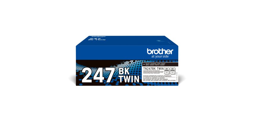 Brother TN-247BKTWIN Cartouche de toner 2 pièce(s) Original Noir