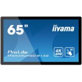 iiyama TF6539UHSC-B1AG affichage de messages Écran plat interactif 165,1 cm (65") LCD 500 cd/m² 4K Ultra HD Noir Écran tactile