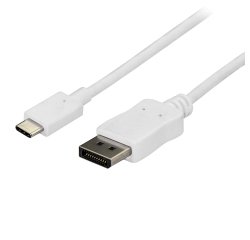 StarTech.com 1.8 m USB C naar DisplayPort kabel - 4K 60Hz - wit