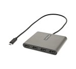 StarTech.com Adaptateur USB C vers Quad HDMI, Convertisseur de Moniteur USB-C vers 4x HDMI pour Windows (pas de support pour macOS/ChromeOS/Linux) - TAA