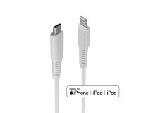 Lindy Câble USB Type C vers Lightning, Blanc, 3m
