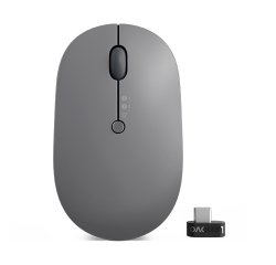 Lenovo Go Wireless Multi Device ratón Oficina Ambidextro RF Wireless + Bluetooth + USB Type-A Óptico 2400 DPI