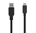 AISENS Cable USB 3.1 Gen 2 10 Gbps 3 A, Tipo C/M-A/M, Negro, 1.5m