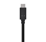AISENS Cable USB 3.1 Gen 2 10 Gbps 3 A, Tipo C/M-A/M, Negro, 1.5m