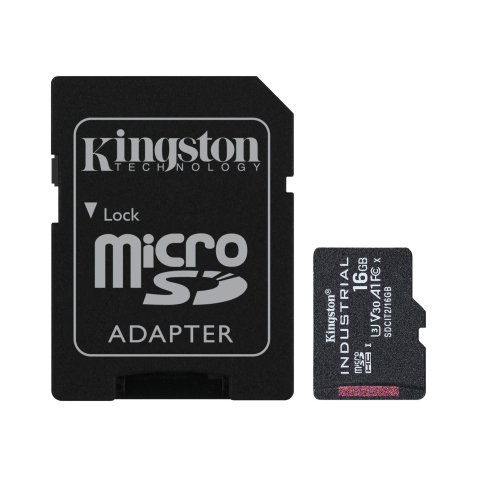 Kingston Technology Industrial 16 GB MicroSDHC UHS-I Clase 10