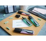 Pastel - Etui de 4 surligneurs pastel - Lilas/Rose/Menthe/Turquoise