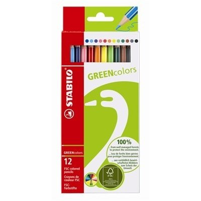 Poch 12 cray coul greencolor