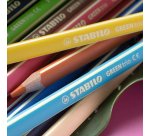 Crayon de couleur GREENtrio, épais, étui en carton