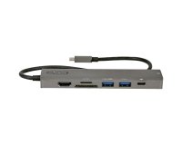 Adaptateur multiport StarTech USB-C vers HDMI 4K 60 Hz, Gigabit Ethernet et charge 100 W – Compatible MacBook Pro/Air et PC Windows