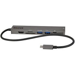 StarTech.com DKT30CHSDPD1 notebook dock/port replicator Wired USB 3.2 Gen 1 (3.1 Gen 1) Type-C Black, Grey