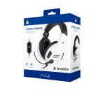 BIG BEN PS4OFHEADSETV3WHITE auricular y casco Auriculares Alámbrico Diadema Juego Negro, Blanco