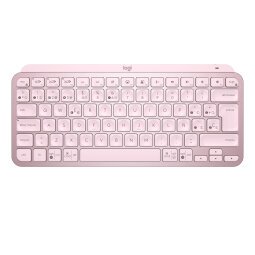 Logitech MX Keys Mini teclado Oficina RF Wireless + Bluetooth QWERTY Español Rosa