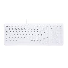 CHERRY AK-C7000 clavier Médical USB AZERTY Français Blanc