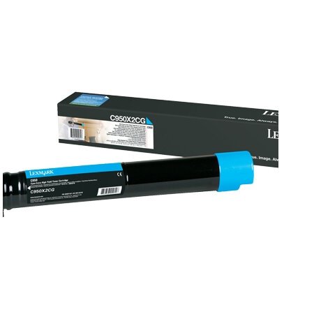 Lexmark C950X2CG Cartouche de toner 1 pièce(s) Original Cyan