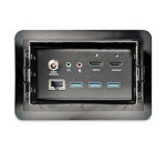 StarTech.com Conference Room Docking Station - Universal Laptop Dock - 4K HDMI, 60W Power Delivery, USB Hub, GbE, Audio - In-Table Connectivity Box For Huddle/Boardroom Collaboration Space