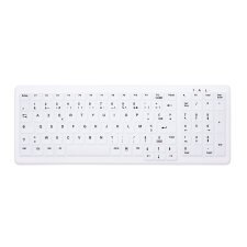 CHERRY AK-C7000 clavier Médical RF sans fil AZERTY Français Blanc