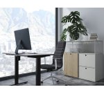 Equip Telaio per scrivania elettrica ERGO con scrivania, nero