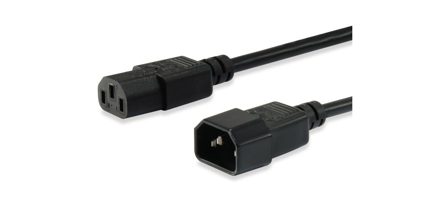 Equip 112101 Black 3 m C13 coupler C14 coupler