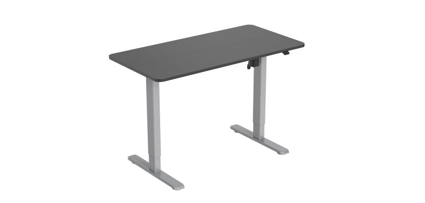 Equip ERGO Electric Sit-Stand Desk Frame with Desktop, Grey