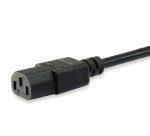 Equip 112121 Black 3 m Power plug type F C13 coupler