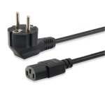 Equip 112121 Black 3 m Power plug type F C13 coupler