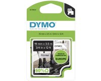 Nastri DYMO D1 in Nylon 19mm x 3.5m Nero/Bianco