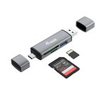 Equip 245460 lector de tarjeta USB 3.2 Gen 1 (3.1 Gen 1) Type-A/Type-C Gris