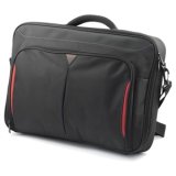 DELL Classic+ notebook case 45.7 cm (18") Briefcase Black, Red