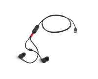 Lenovo 4XD1C99220 auricular y casco Auriculares Alámbrico Dentro de oído Música/uso diario USB Tipo C Negro
