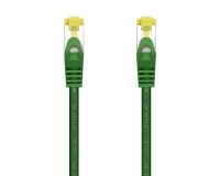 AISENS Cable De Red Latiguillo RJ45 LSZH Cat.7 600 MHz S/FTP PIMF AWG26, Verde, 1.0 m
