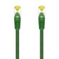 AISENS Cable De Red Latiguillo RJ45 LSZH Cat.7 600 MHz S/FTP PIMF AWG26, Verde, 1.0 m