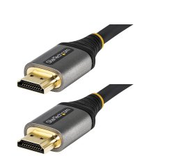 StarTech.com Câble HDMI 2.1 8K de 5 m - Câble HDMI ultra haut débit certifié 48Gbps - 8K 60Hz/4K 120Hz HDR10+ eARC - Câble HDMI Ultra HD 8K - Écran/TV/Affichage - Gaine flexible TPE