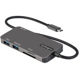 StarTech.com USB-C-Multiport-Adapter - USB-C auf 4K HDMI, 100W Power-Delivery-Pass-Through, SD/MicroSD-Steckplatz, 3 Port USB 3.0 Hub - USB-C Mini-Dock - 30 cm langes angeschlossenes Kabel