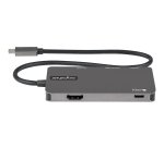 StarTech.com Adattatore multiporta USB C - Da USB-C a 4K HDMI, 100W Power Delivery Pass-through, slot SD/MicroSD, Hub USB 3.0 a 3 porte - USB Type-C Mini Dock - Cavo integrato da 30cm