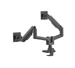 Equip Soporte de sobremesa para monitores dobles de 17«-35», negro