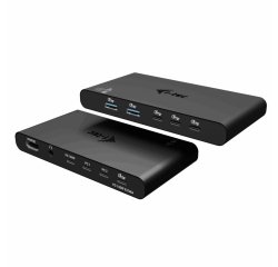 i-tec KVM Docking Station HDMI for 2 hosts, Power Delivery 2x 100W